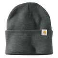 Carhartt Men's AH4597 M Knt Cffd Beanie OS Hats Unassigned Coal Heather AH4597-M / 104597-CLHOS